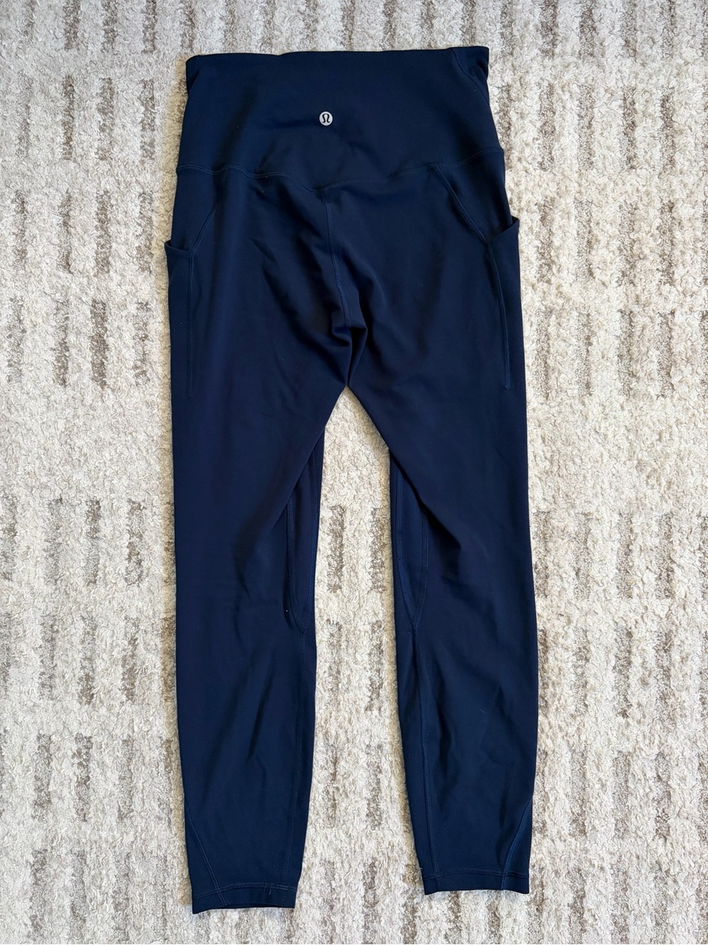 Lululemon Navy Align Leggings with Pockets - 6